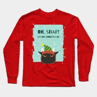 oh snap merry Christmas Long Sleeve T-Shirt